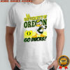 Donald Duck University Oregon Ducks mascot go ducks graphic shirt