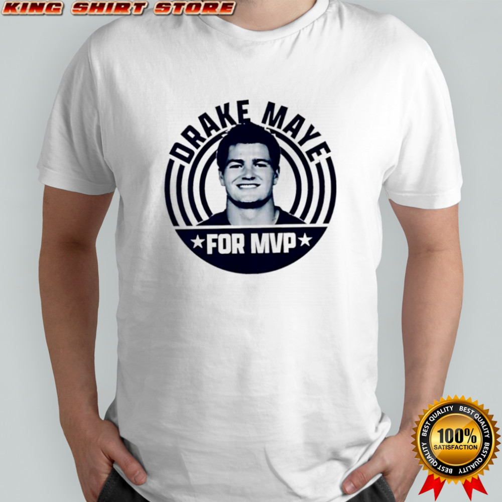 Drake Maye for MVP portrait shirt