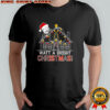 Electrician watt a bright christmas lights graphic shirt