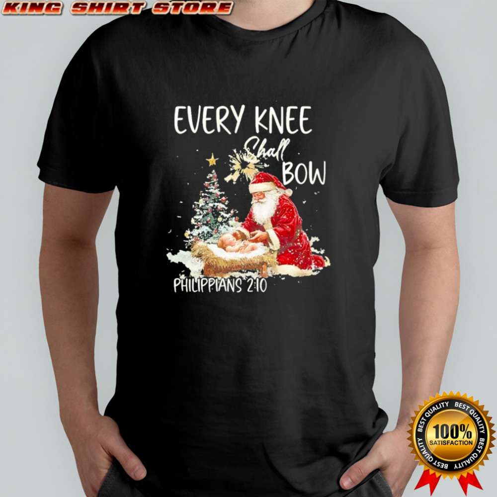 Every Knee Shall Bow Christmas shirt