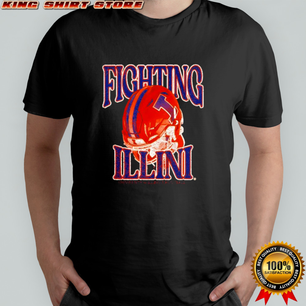 Fighting Illinois Football Helmet shirt