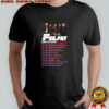 Five band Keep On Movin’ 2025 Tour World Tour shirt