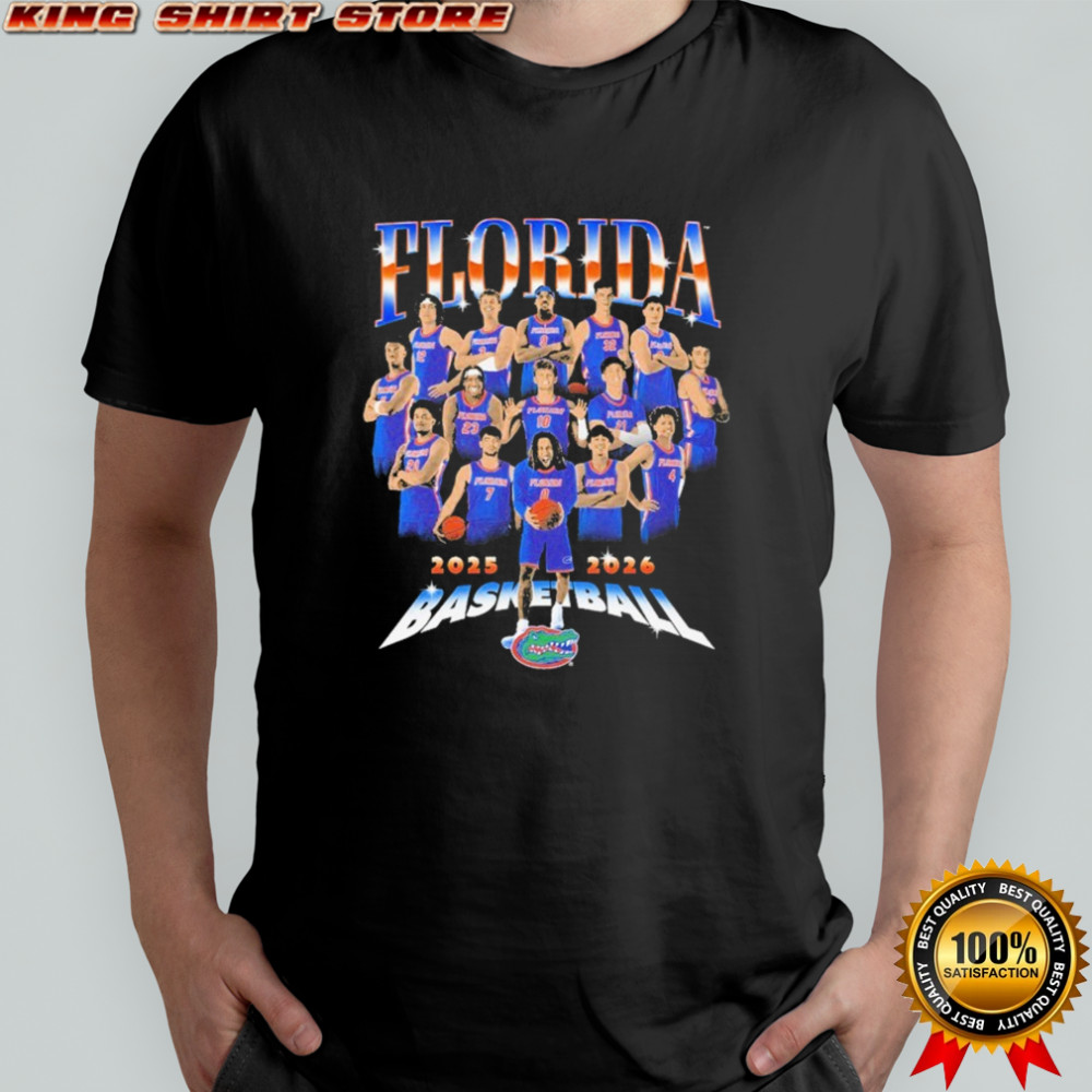 Florida Gators 2025-2026 Men’s Players Basketball Team T-shirt