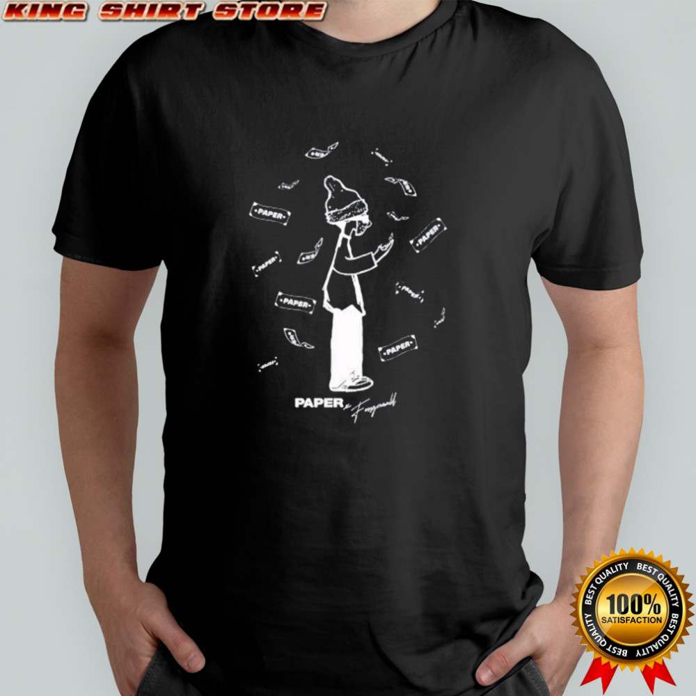 Foos Get Paper Black Shirt