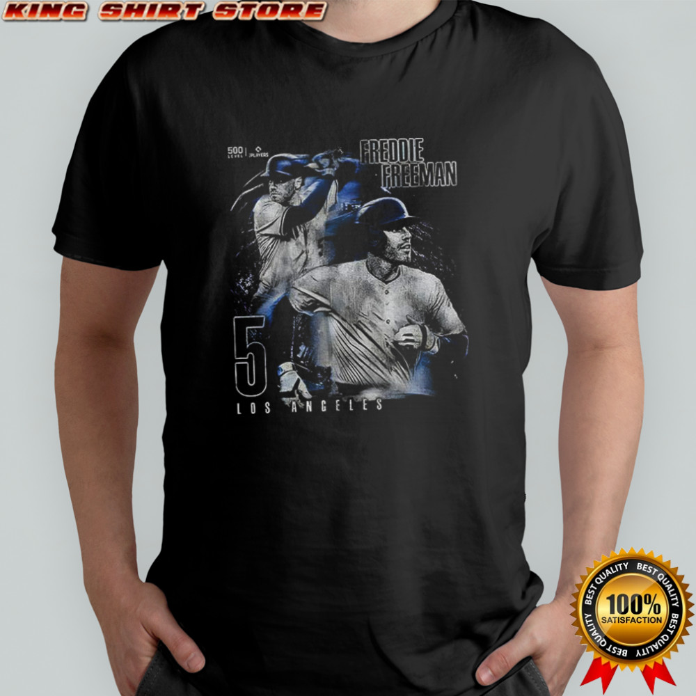 Freddie Freeman 5 Los Angeles Dodgers Baseball player signature graphic shirt