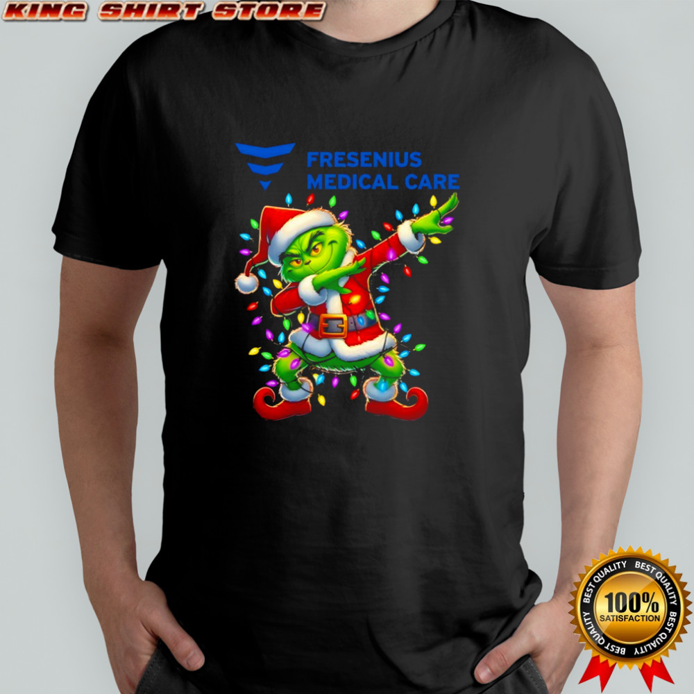 Fresenius Medical Care x Grinch Lights Dabbing Christmas shirt