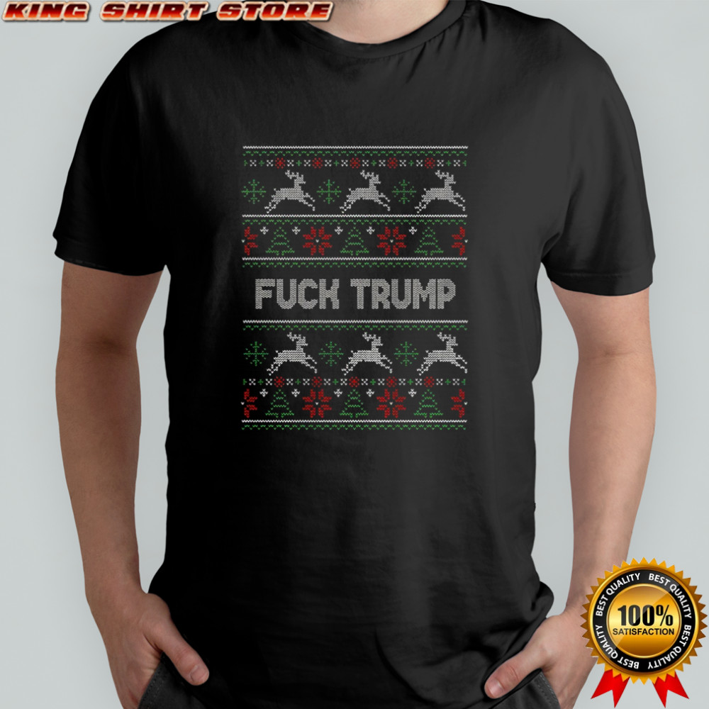 Fuck Trump Anti Trump Ugly Sweater Christmas shirt