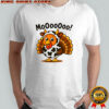 Funny cow turkey Mooooooo Happy Thanksgiving shirt