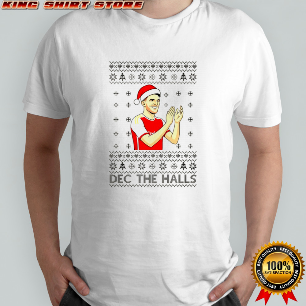 Funny Declan Rice Arsenal Xmas Dec the Halls shirt