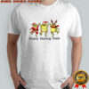 Funny Frosty Dancing Toads Christmas Political shirt