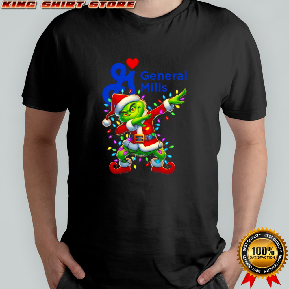 General Mills x Grinch Lights Dabbing Christmas shirt