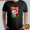 Ghost Father Christmas Santa Skeleton graphic shirt