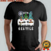 Gnome Seattle Seahawks Mariners Kraken Christmas shirt