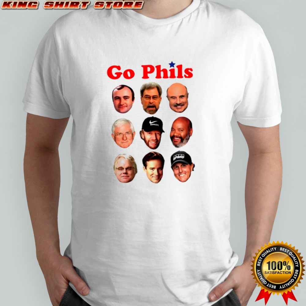 Go Phils And Phillips Big Heads Coach History shirt
