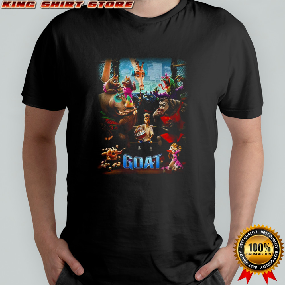 GOAT Greatest of All Time cartoon shirt