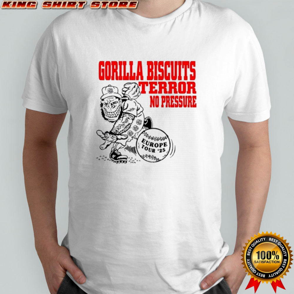 Gorilla Biscuits And Terror Announce European Tour 2025 T-shirt