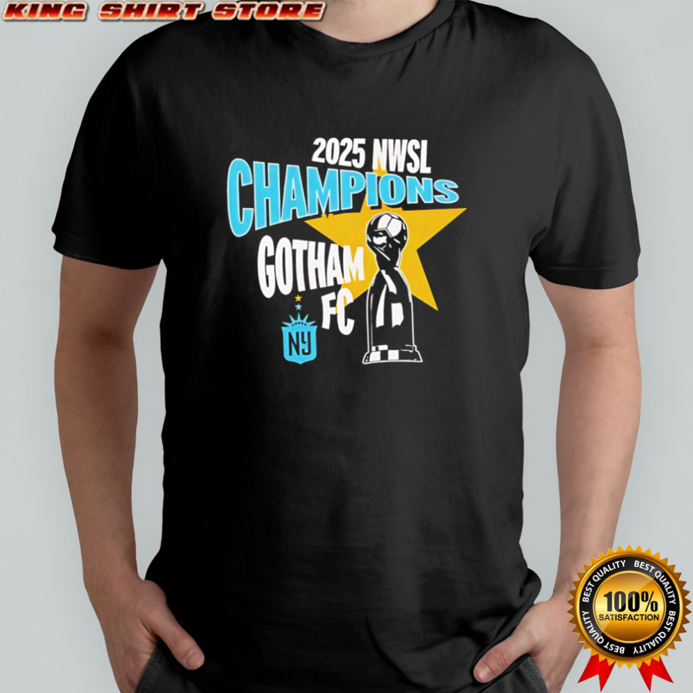 Gotham FC 2025 NWSL Champions Trophy Cup shirt