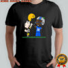 Green Bay Packers vs Detroit Lions Peanuts cartoons style shirt