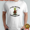 Grinch Christmas tree I’m fine this is fine everything’s fine Santa shirt