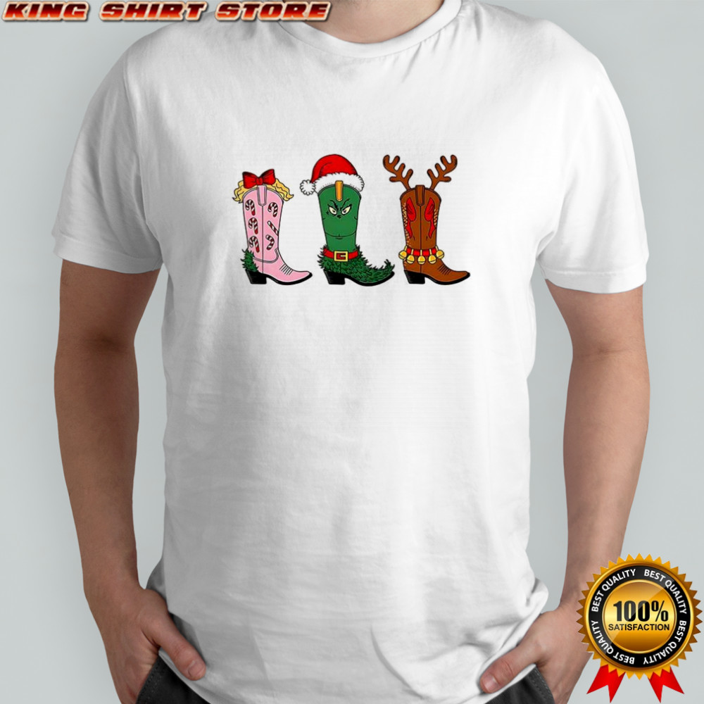 Grinch Howdy Christmas shirt
