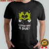 Grinch love hands a little who is due Merry Christmas shirt