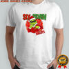 Grinch Santa green movie character six seven bruh Merry Christmas shirt