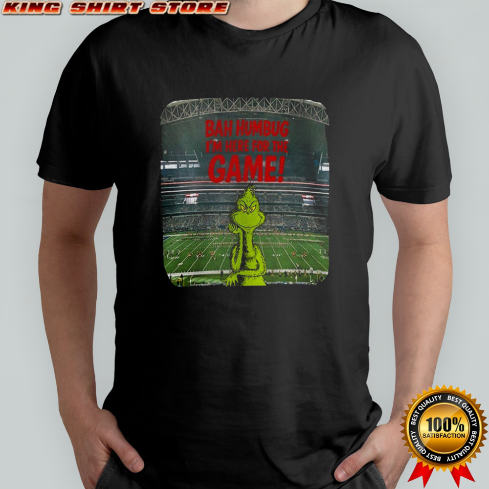 Grinch stadium bah humbug I’m hể for the game Christmas shirt
