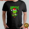 Grinch Stole Christmas Santa Claus Mans shirt