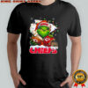 Grinch X Kansas City Chiefs Ball And Helmet Merry Christmas Shirt