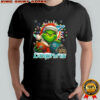 Grinch X Miami Dolphins Ball And Helmet Merry Christmas Shirt