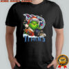 Grinch X Tennessee Titans Ball And Helmet Merry Christmas Shirt