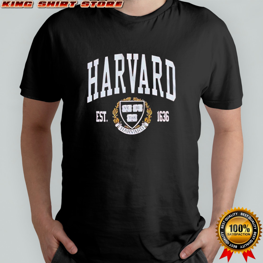 Harvard University Crest Logo est 1636 shirt