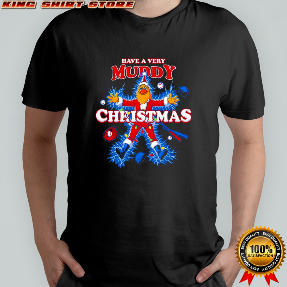 Have a very Muddy Toledo Mud Hens mascot shock Christmas shirt