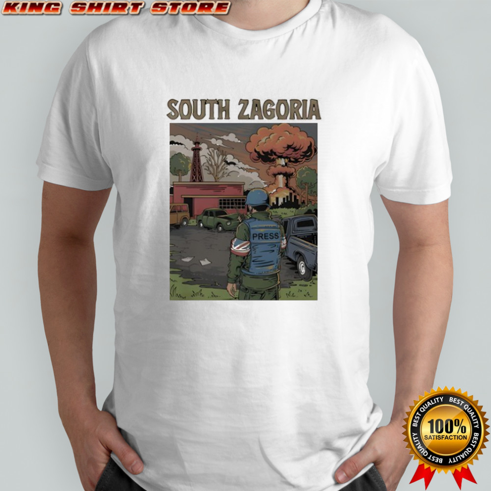 Hey Barmby South Zagoria graphic shirt