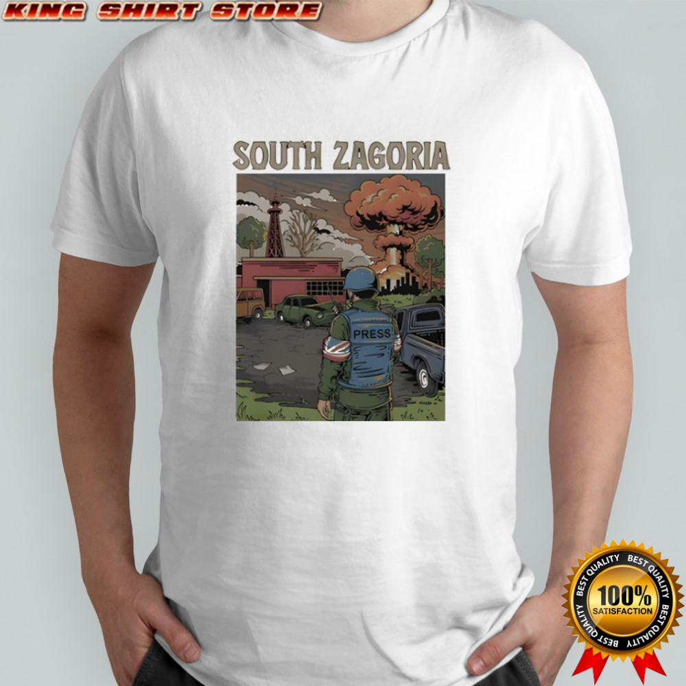 Hey Barmby South Zagoria graphic shirt