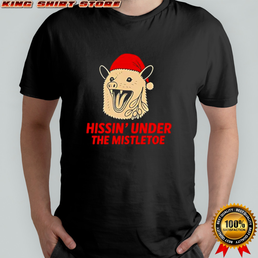 Hissin’ Under The Mistletoe Christmas shirt