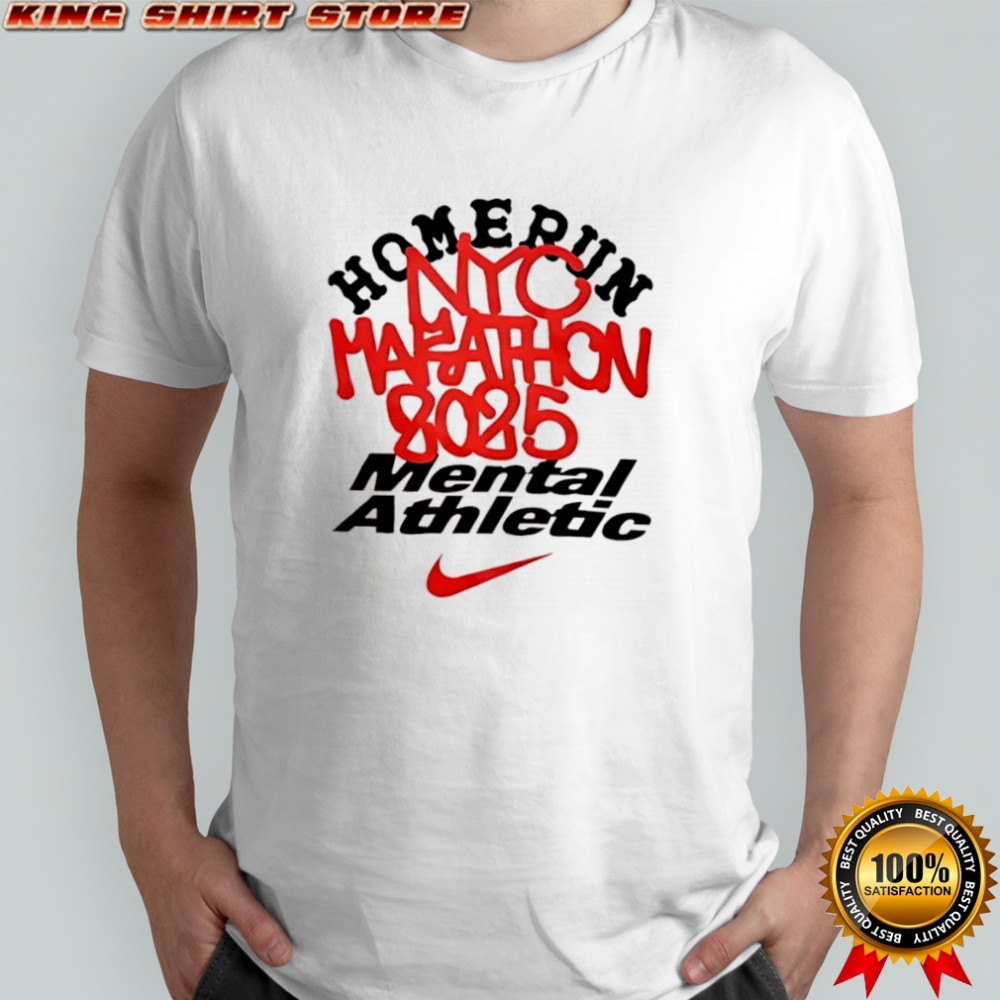 Homerun Nyc Marathon 2025 Mental Athletic graphic shirt