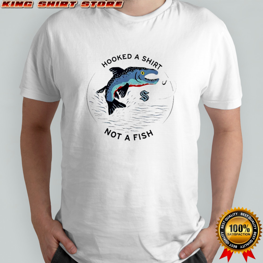 Hooked a shirt not a fish graphic fishing shirt
