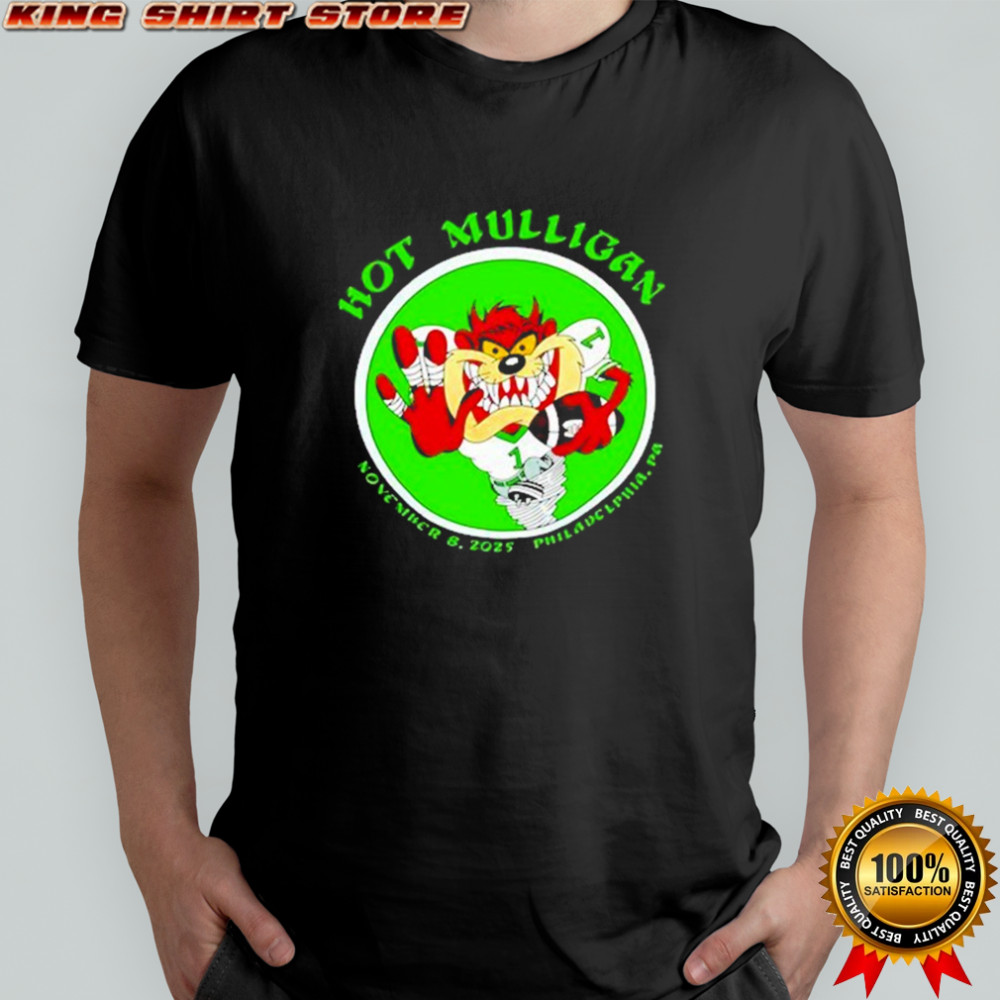 Hot Mulligan 08 Nov 2025 The Fillmore Philadelphia in Philadelphia, PA Tour Taz Devil Tasmania T-shirt