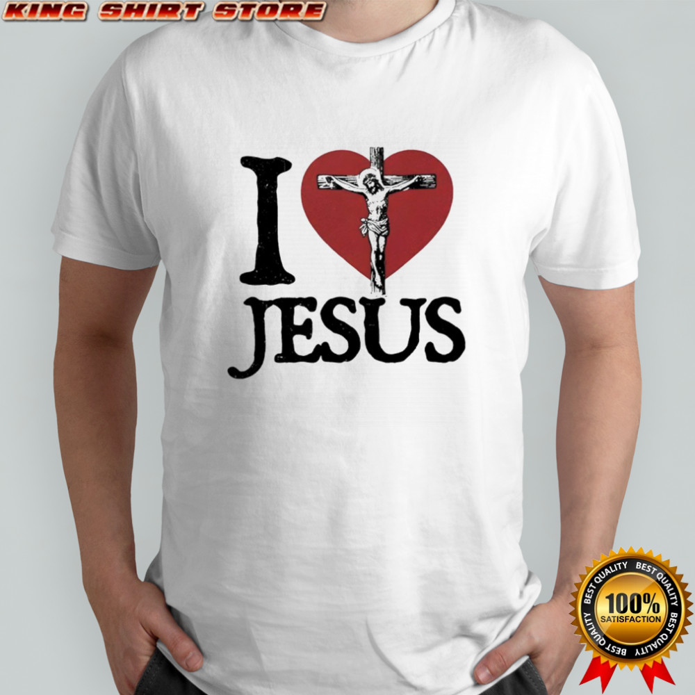 I Love Jesus heart shirt
