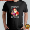If you don’t have a chimney i’m coming in your backdoor Santa eggplant shirt
