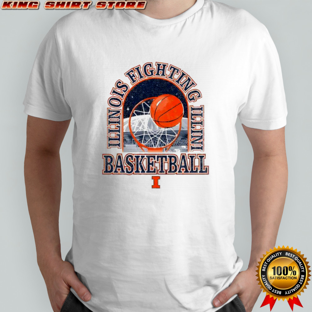 Illinois Basketball Arch State Farm Center shirt