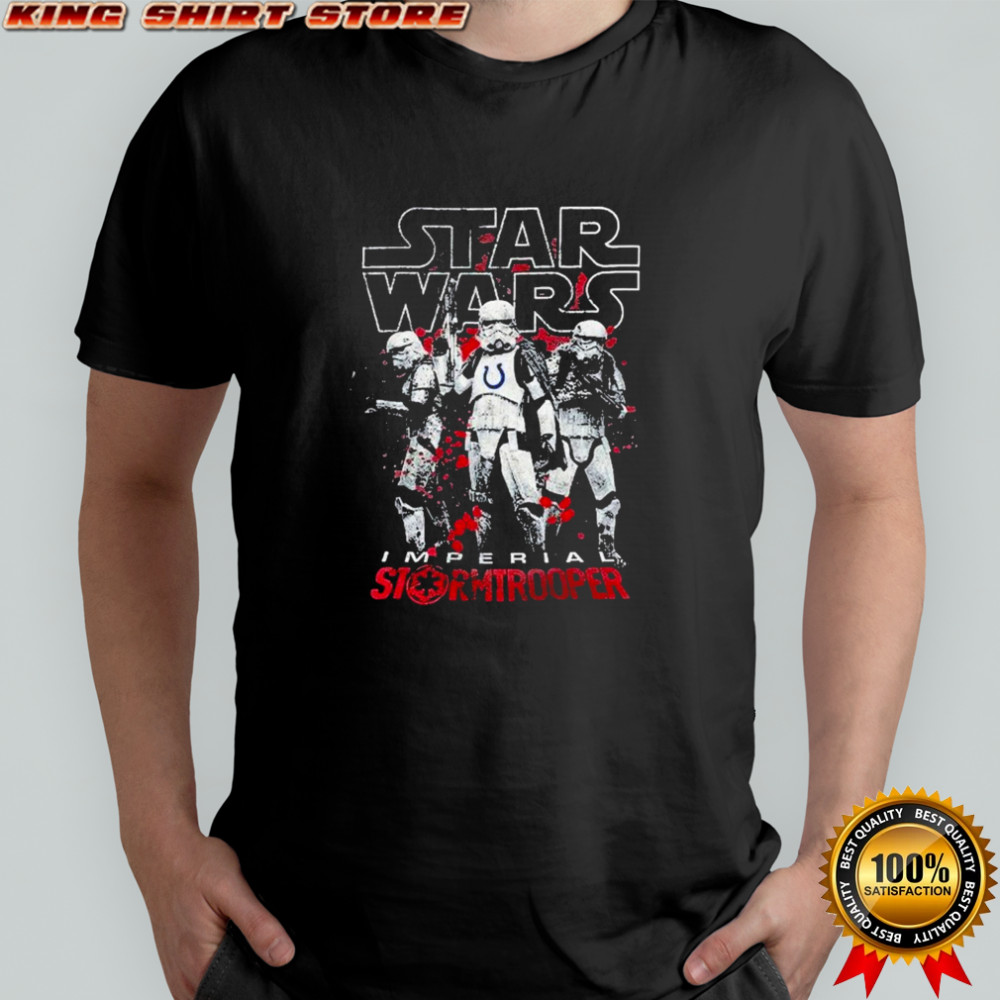 Indianapolis Colts X Star Wars Imperial Stormtrooper NFL T-shirt