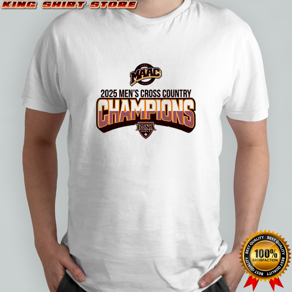 Iona University 2025 Men’s Cross Country Champions shirt