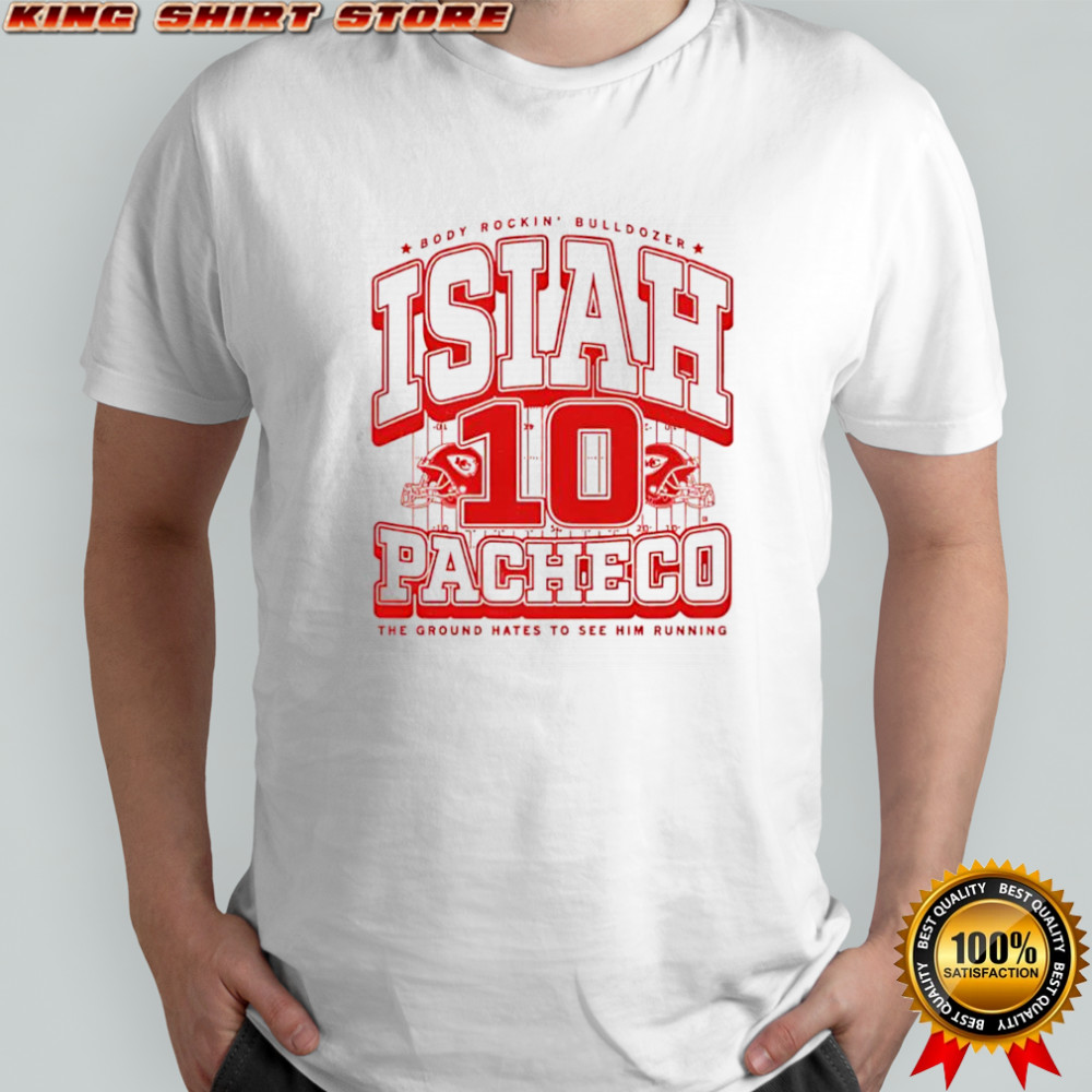 Isiah Pachecho Max Collegiate the ground hates to see him running shirt