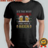 It’s the most wonderful time for a beer Santa Merry Christmas shirt