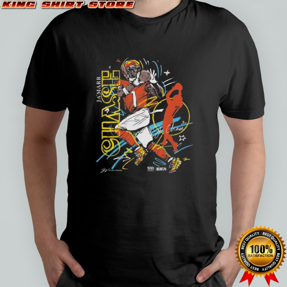 Ja’Marr Chase Cincinnati Scribble Signature Shirt