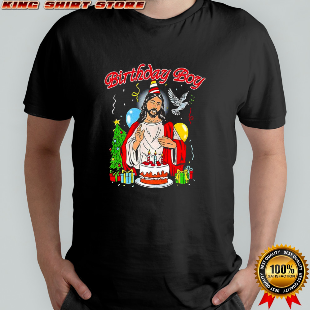 Jesus Birthday Boy merry Christmas shirt