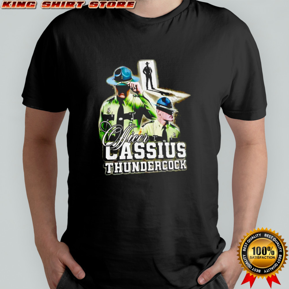John Cena Officer Cassius Thundercock retro shirt