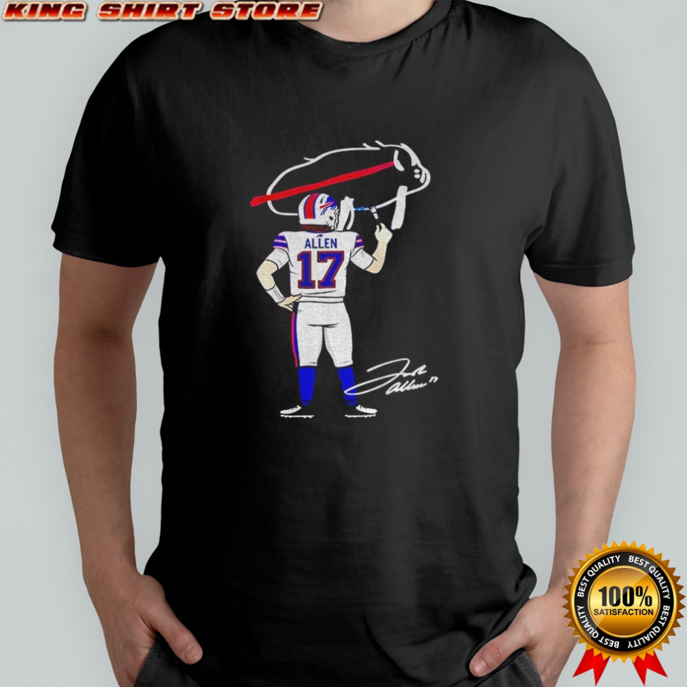 Josh Allen painting Buffalo meme Buffalo Bills NFL Football 2025 signature shirt
